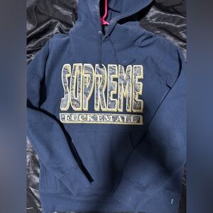Supreme Paisley F’ Em All Hoodie Sz M USED